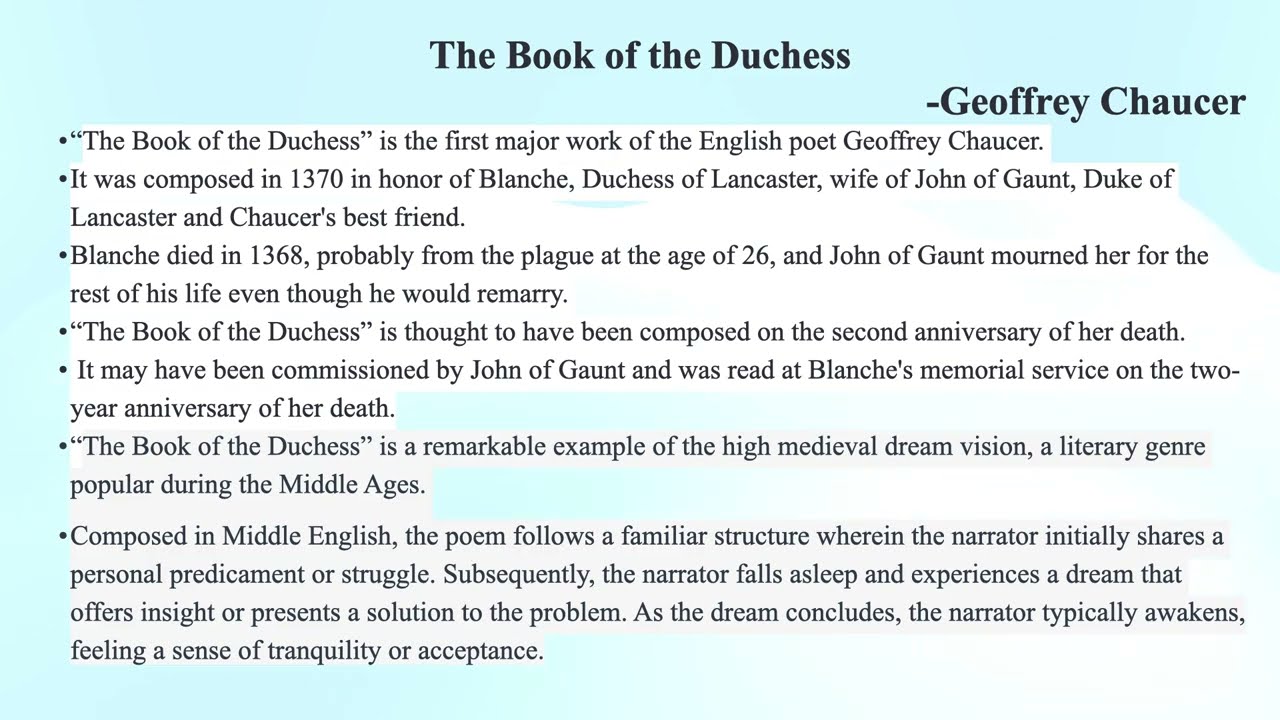Geoffrey Chaucer's 