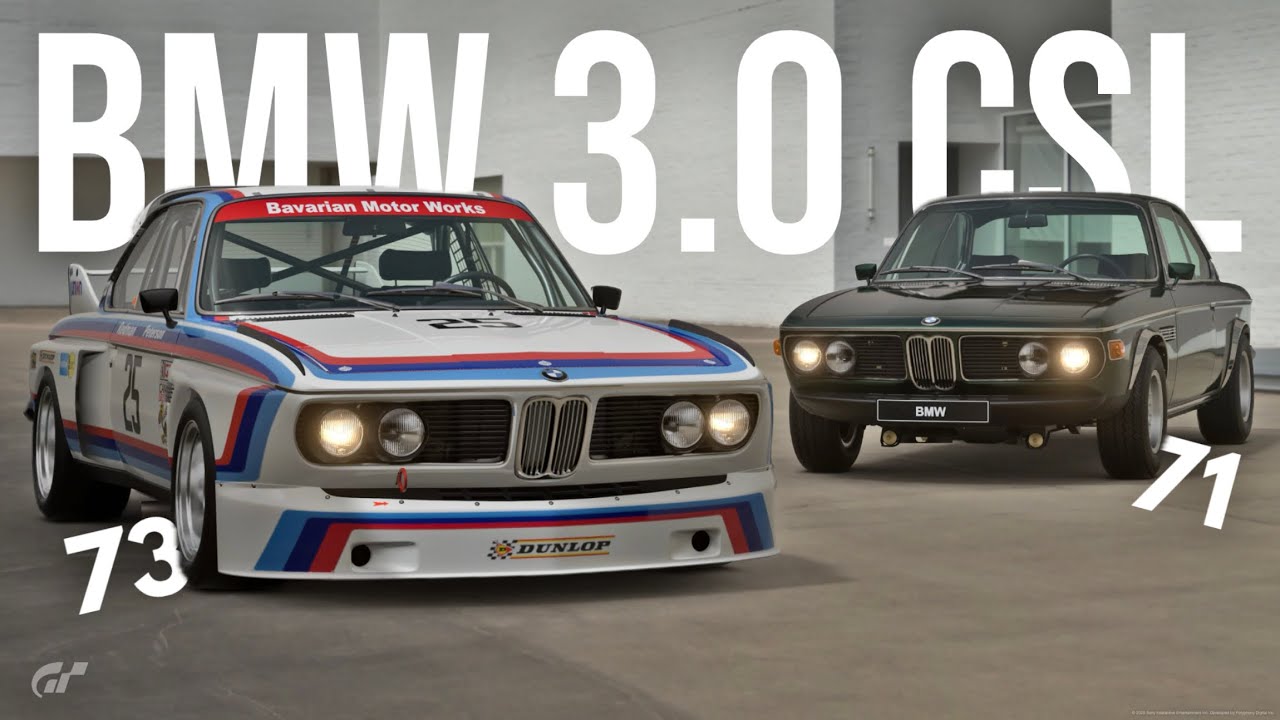 GT7 | BMW 3.0 CSL '71/'73 Twin Review | Gran Turismo 7