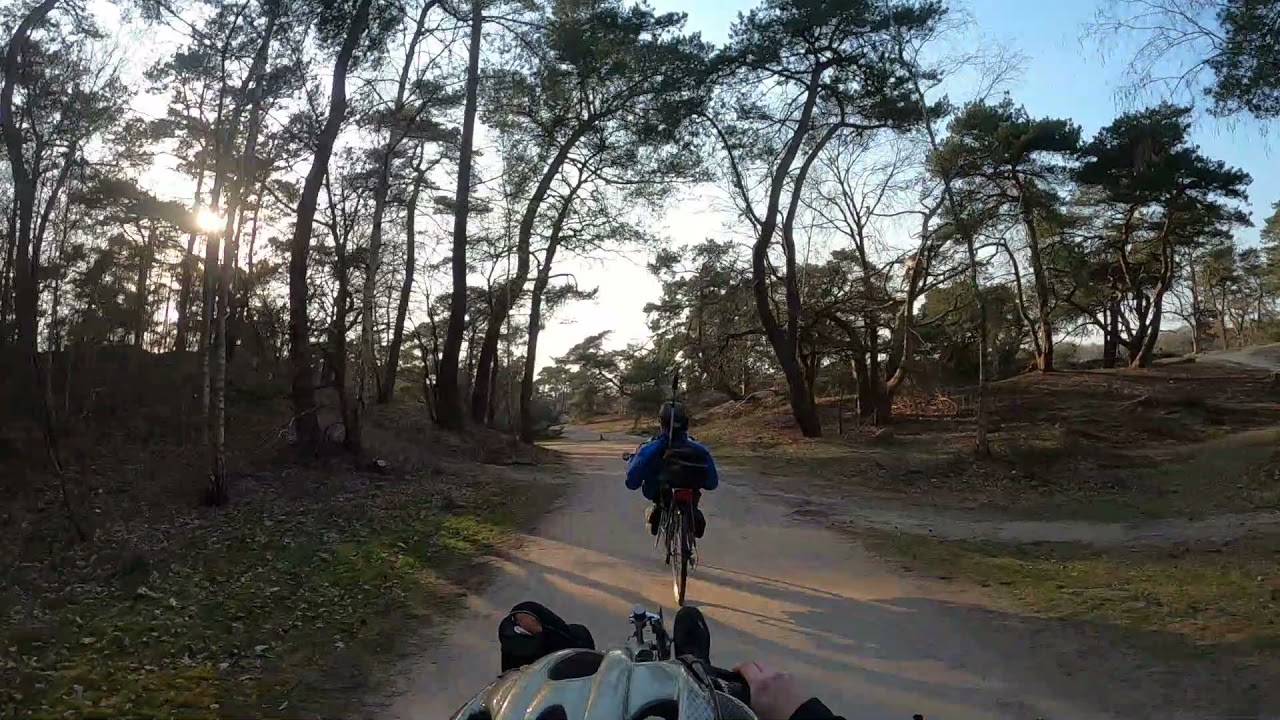 Cycling with Recumbent Optima Baron Lowracer (ligfiets) 17 april 2021