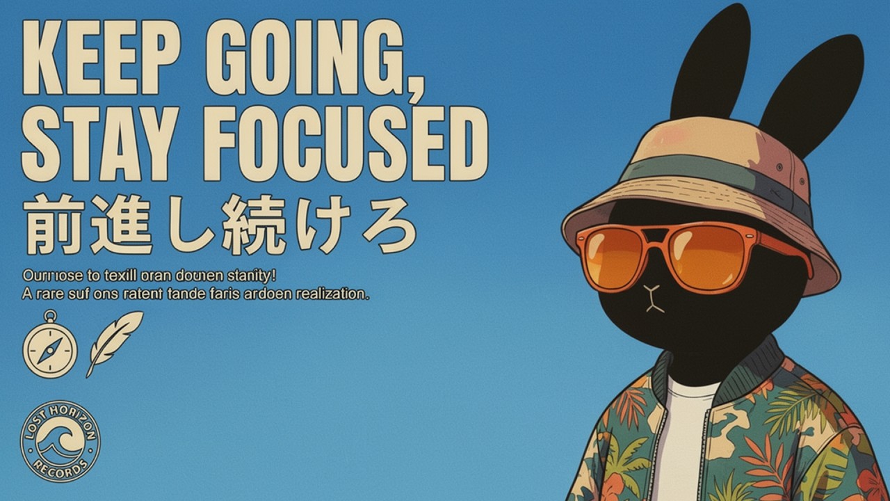 Keep going... staying on task / Boom Bap Jazzy Lo-fi for study, work