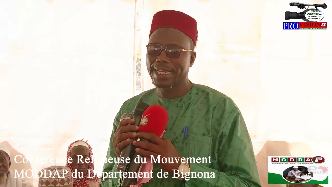 Conférence Religieuse du MODDAP du Département de Bignona Lle Samedis 22 Mars 2025