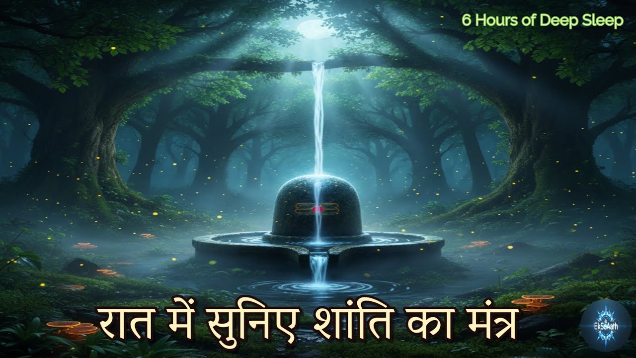 ॐ नमः शिवाय | Deep Sleep Shiva Mantra 🌙 6 Hours Night Meditation | Stress & Anxiety Relief