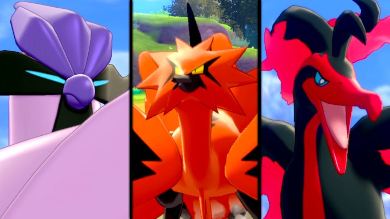 Pokemon Sword & Shield - Galarian Articuno, Zapdos & Moltres Catches + Location! (Crown Tundra)