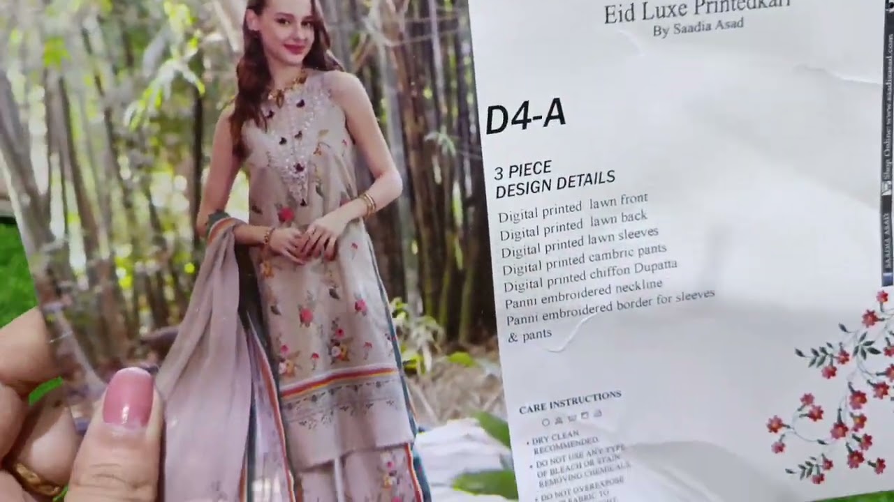 Noor by Sadia Asad luxury lawn at huge off | 03153007080