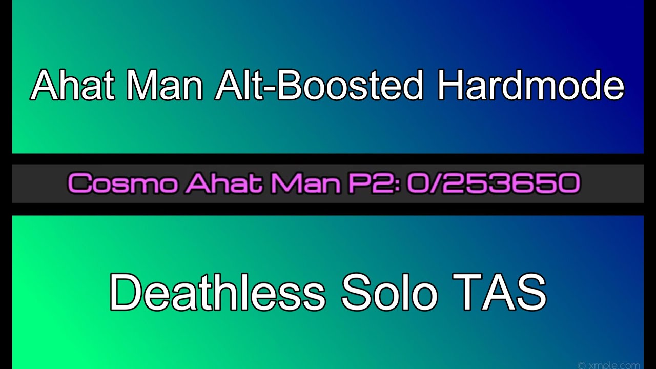 Ahat Man Alt-Boosted Hardmode Deathless Solo TAS | SDBF(R) | Roblox