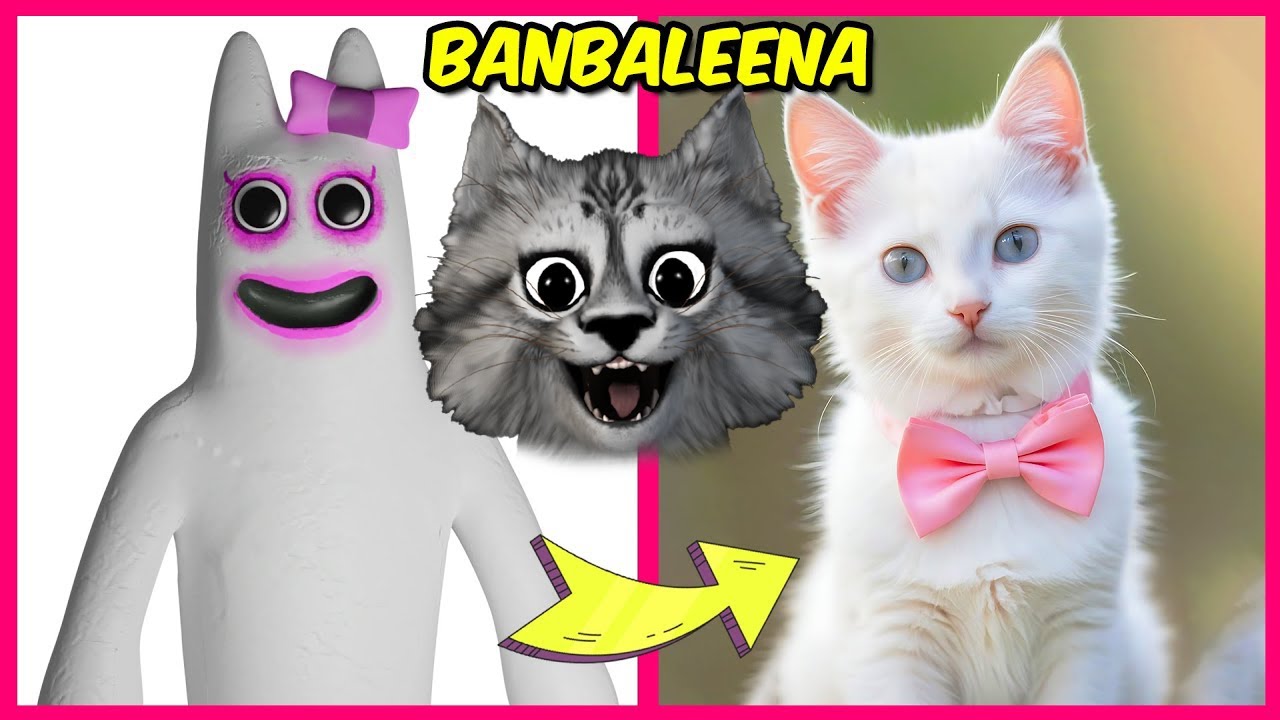 DİGİTAL SİRK ve BANBAN Karakterlerinin KEDİ FORMLARI