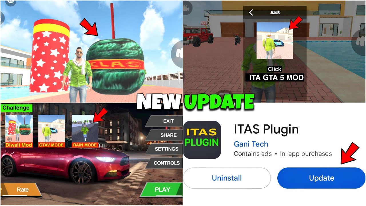 ITAS Plugin Update+Diwali Mode 🤑 in Indian Theft Auto Simulator | Indian Theft Auto Game New Update