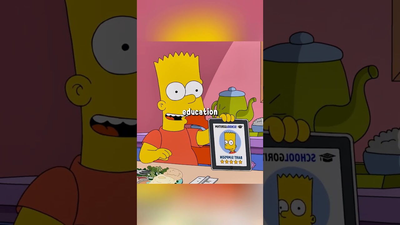 Барт пошёл в новую школу #simpsons