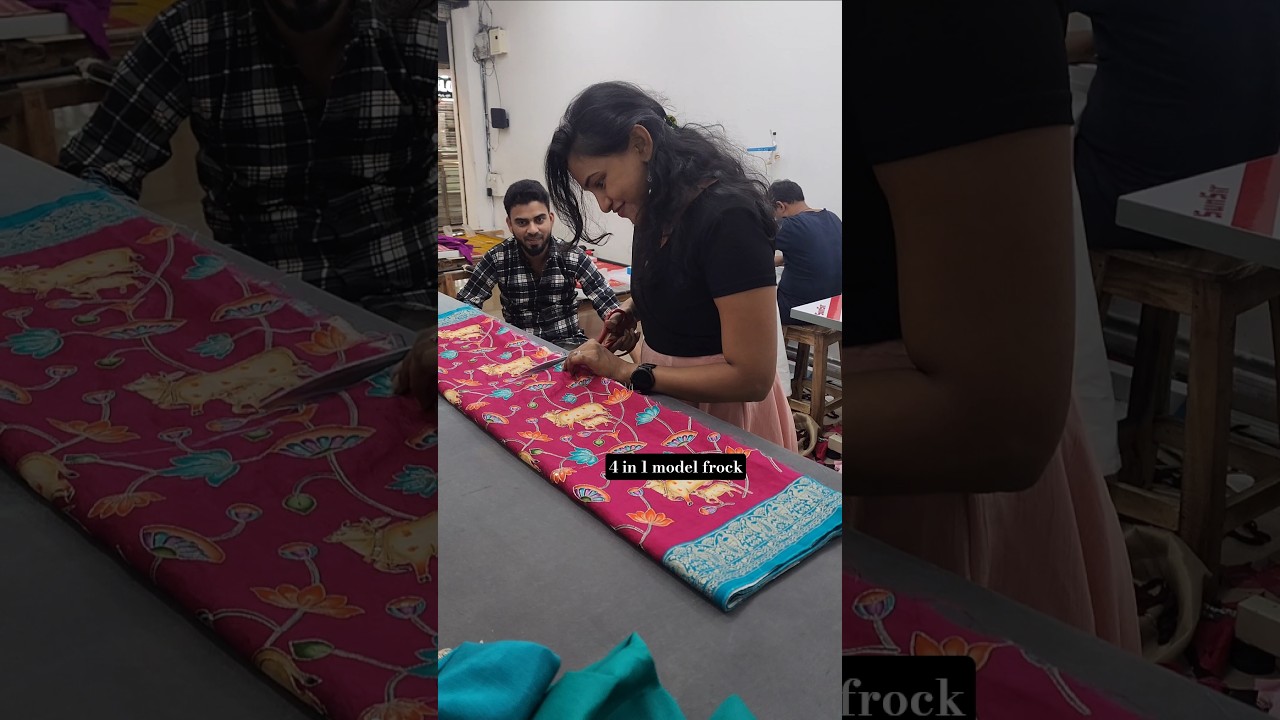 4 in1 model dress #babydress #babyfrockcuttingandstitching #sewing #dress #design #latest #trending
