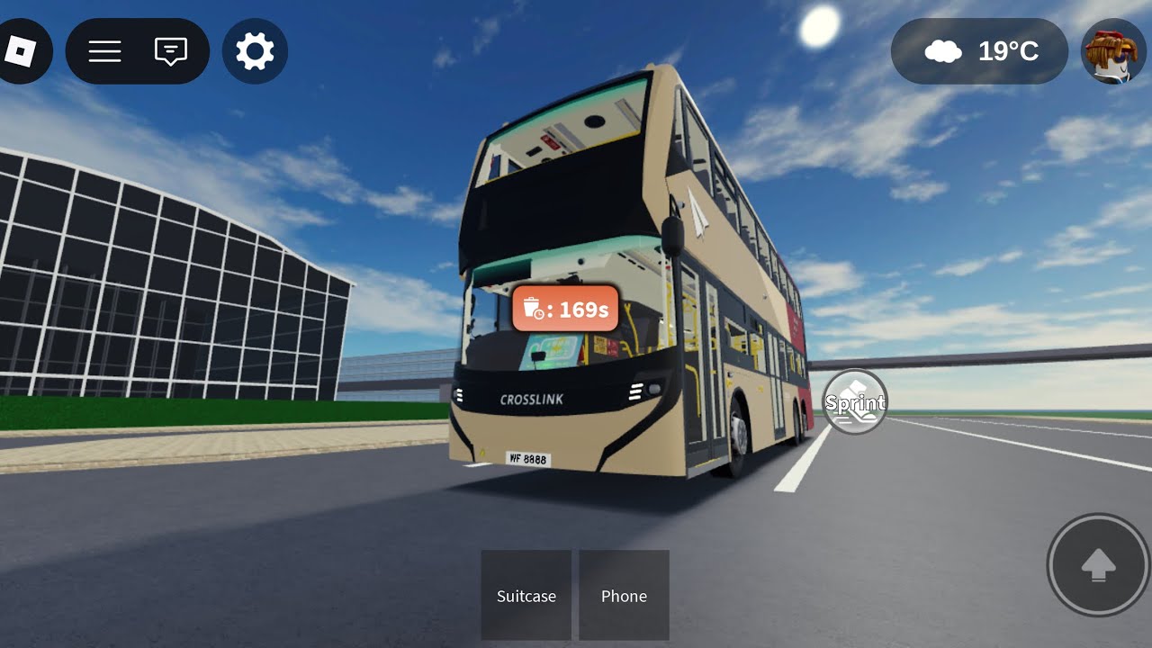 [徳里鎮原速系列EP8: Crosslink終於有￼乏力電巴+升級] Roblox 徳里鎮 E95 往博覽館