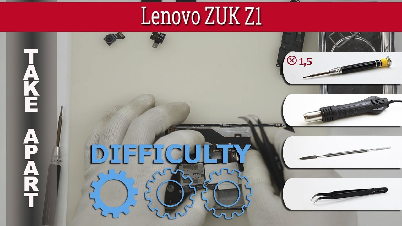 Как разобрать 📱 Lenovo ZUK Z1 Разборка и ремонт