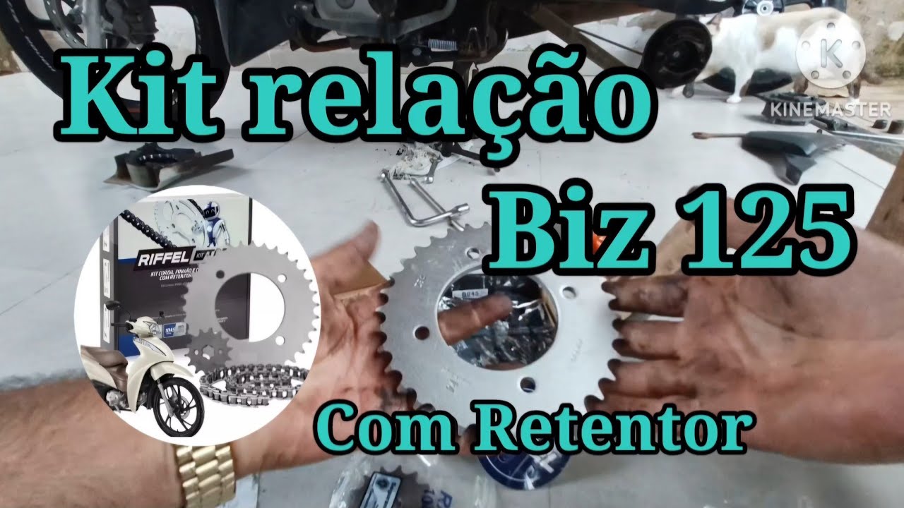 COMO TROCAR KIT RELAÇÃO DA BIZ 125