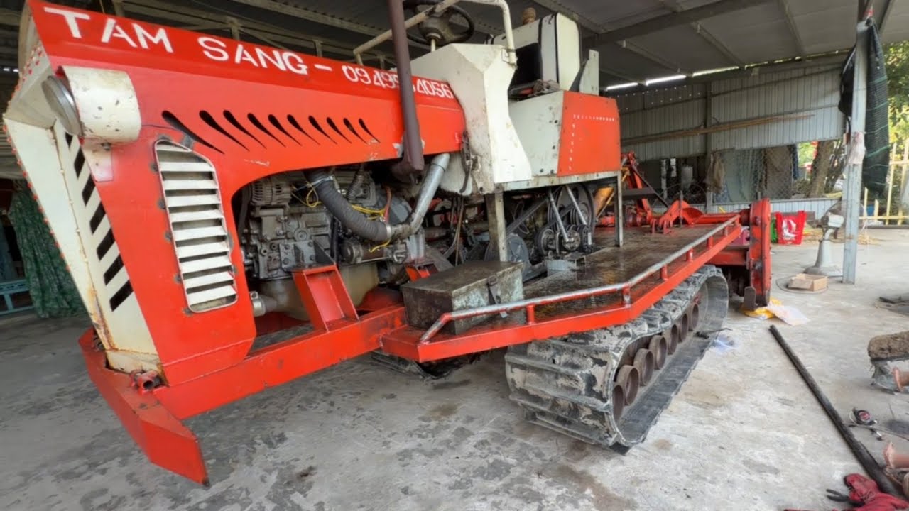 Bán Máy Xới Bánh Xích Động Cơ Zin Đẹp Lh 0343369546