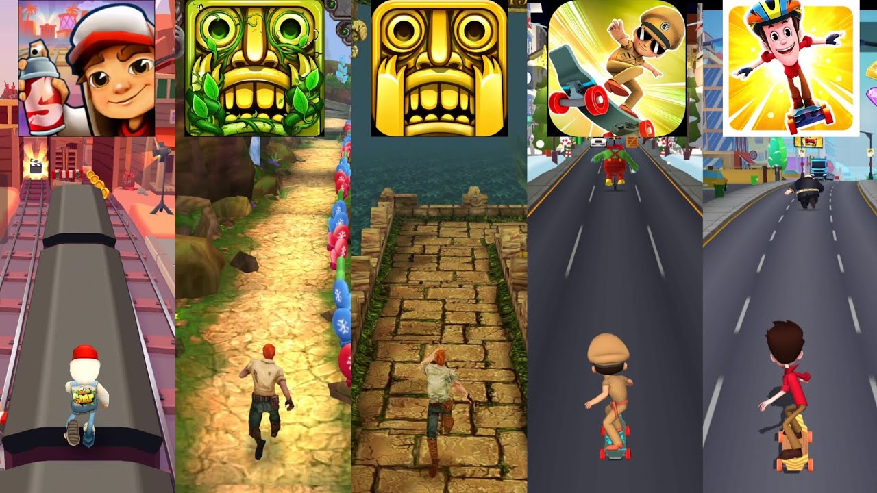 Subway Surfers 🆚 Temple Run 2 🆚 Temple Run 🆚 Little Singham 🆚 Little Super Skater🆚 Smaashhing Simmba