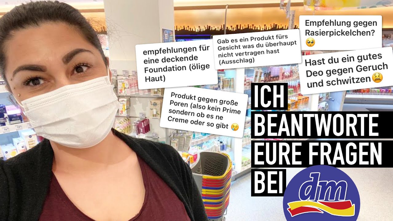 Große DM Tour mit mir - Özlem beantwortet eure Fragen in der Drogerie l Elanhelo