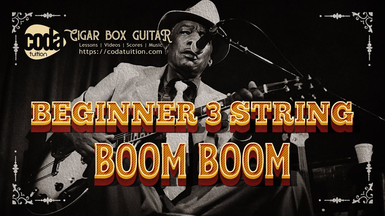 John Lee Hooker for Cigar Box Guitar
