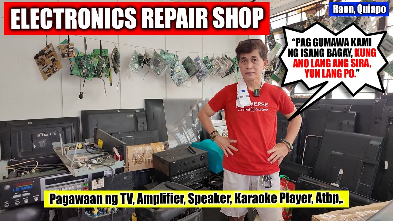 Murang Pagawaan Ng Mga ELECTRONICS Sound System Sa RAON QUIAPO Pang-Masa Ang Presyo Dito!
