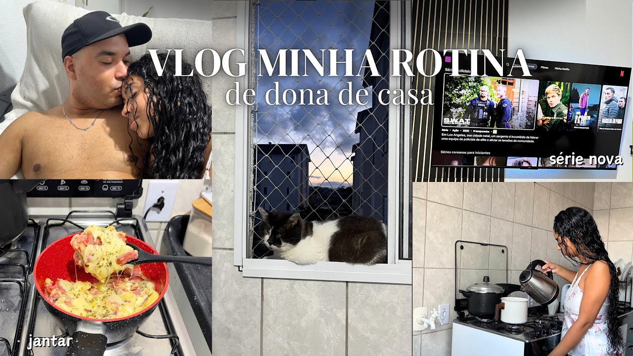 MINHA ROTINA SENDO DONA DE CASA - um dia comigo + jantar ✨🤍
