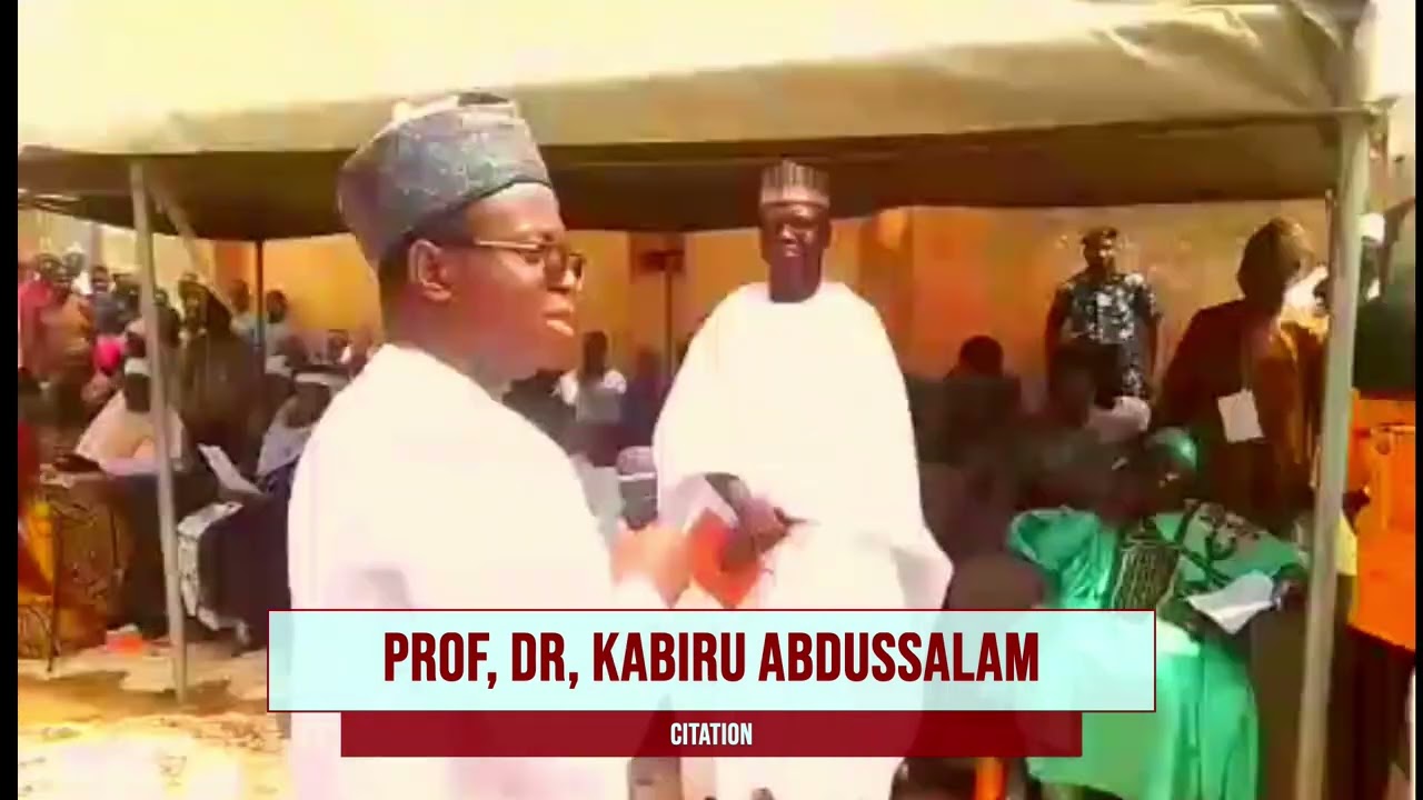 BIKIN MURNAR KARMA PROF DR, KABIRU ADDUSSALAM