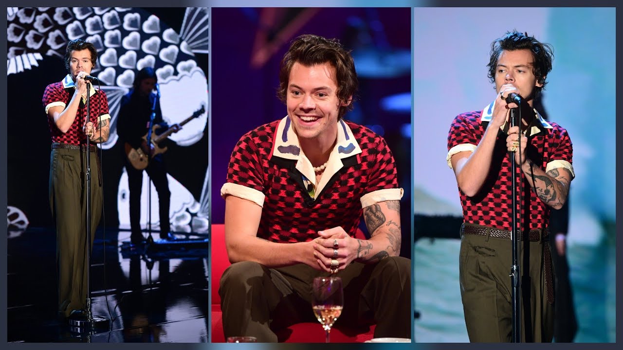HARRY STYLES ON THE GRAHAM NORTON SHOW TAPING (December 5)