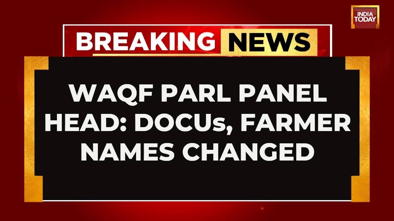 WAQF Row: Parliament Panel Head Alleges Land Grab By WAQF Board, Farmers Protest | India Today