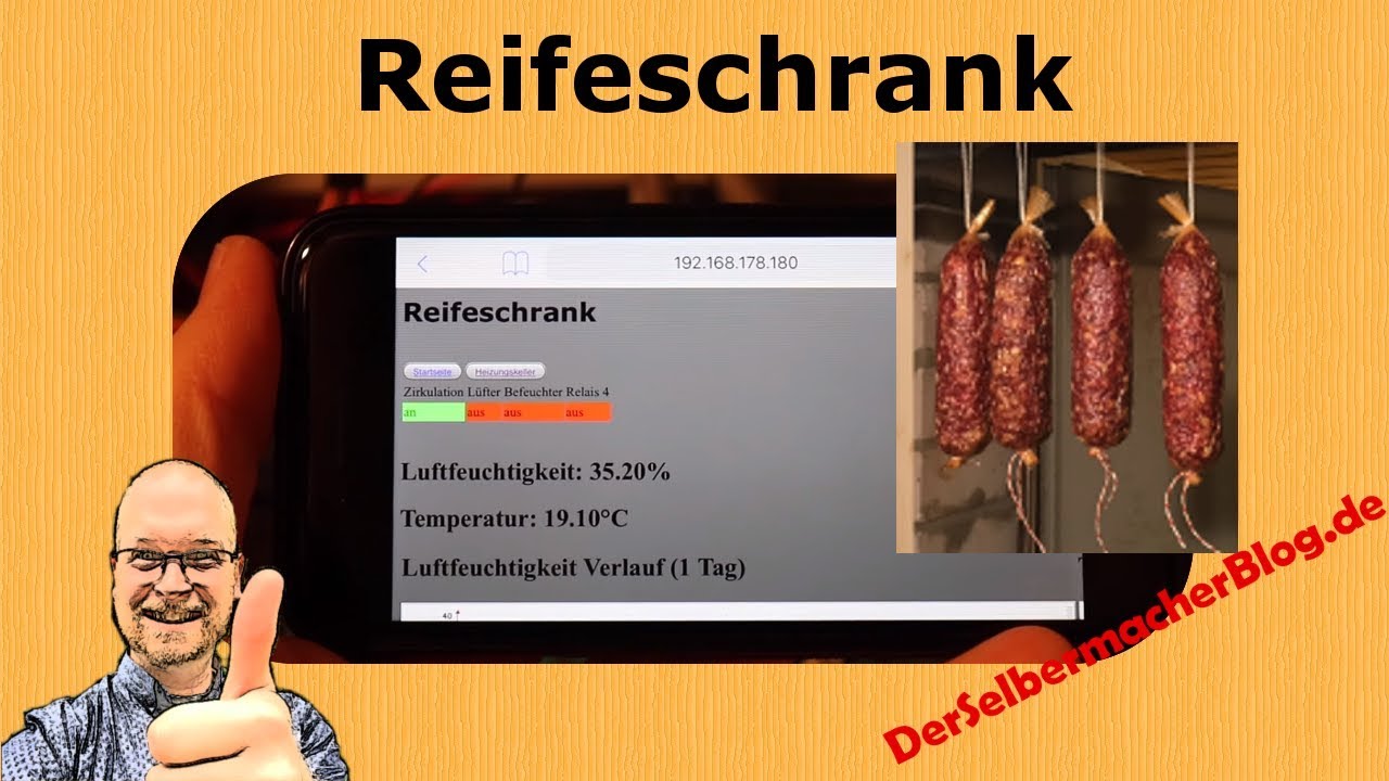 Reifeschrank selber bauen (für Salami, Schinken und Co)