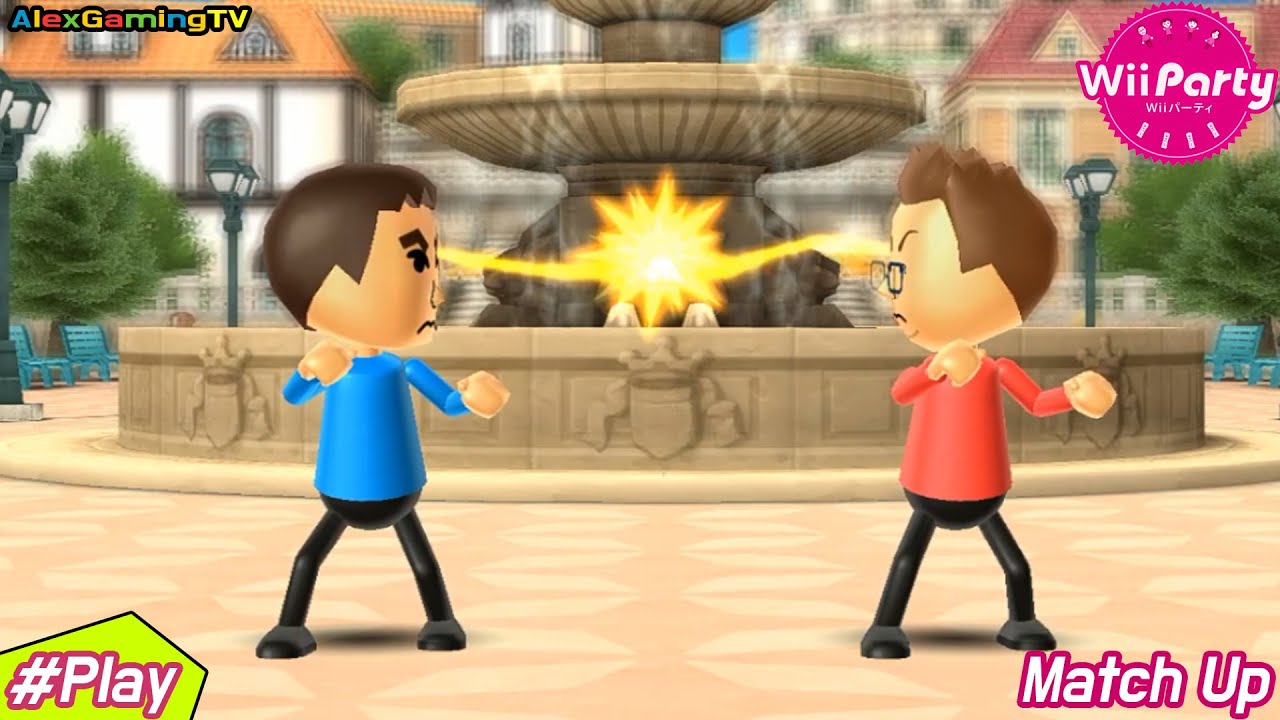 Wii Party - Match Up ( Gameplay, Eng sub ) Player Takumi vs Oscar