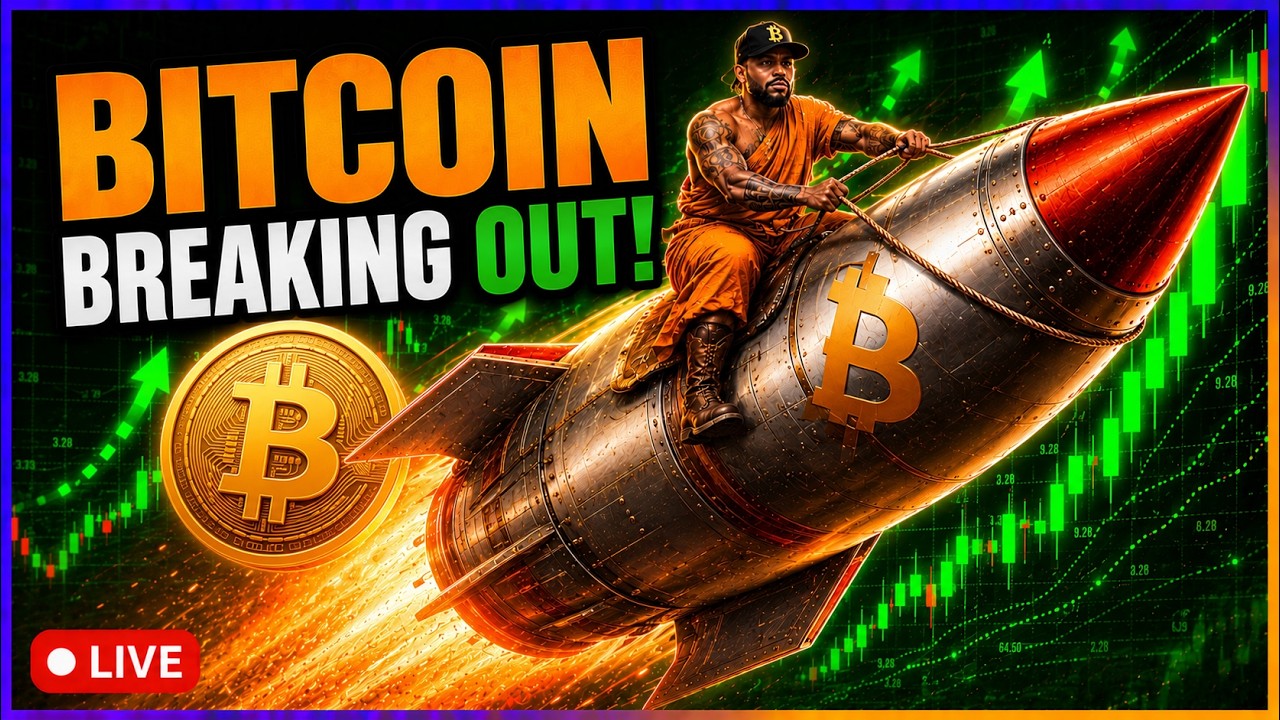 Bitcoin Breaking Out! Live Trading & TA