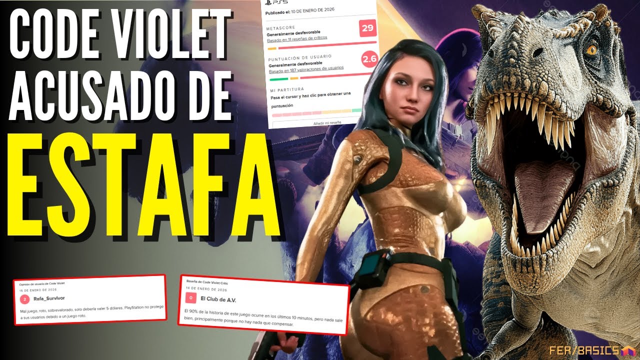 CODE VIOLET ES ACUSADO DE ESTAFA POR LOS JUGADORES DE PLAYSTATION 5