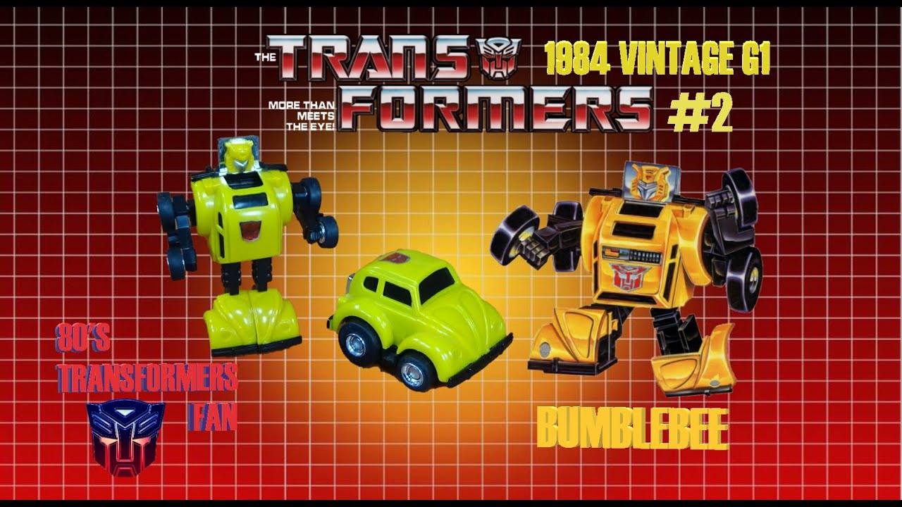 TRANSFORMERS G1 MINIBOT BUMBLEBEE VINTAGE TOY REVIEW