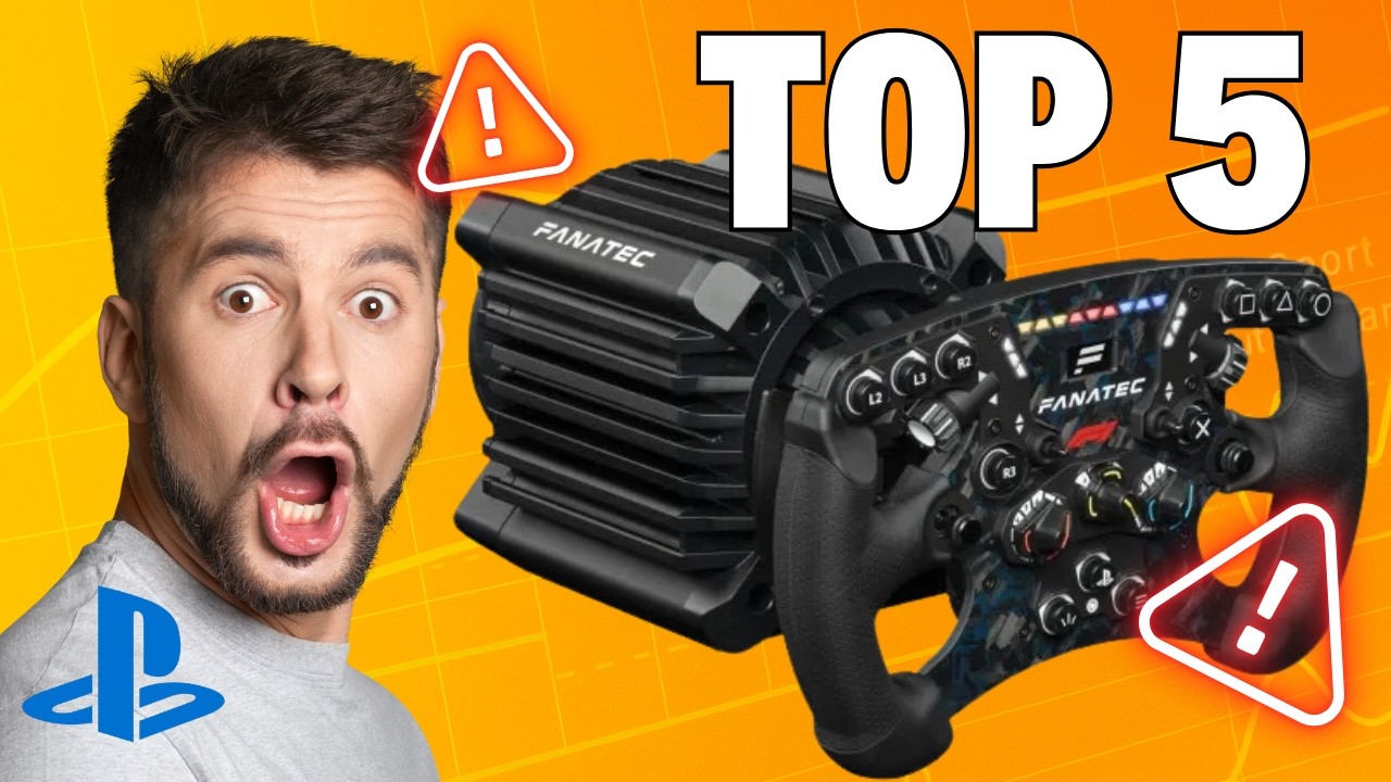 5 лучших игровых рулей для PS5! Какой из них ЛУЧШИЙ? | Simracing Pro
