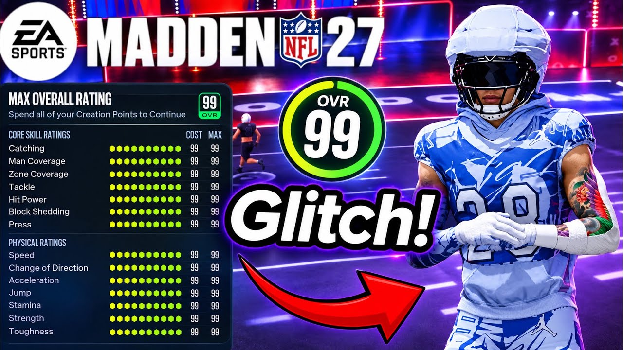 How To Get 99 in 2 Hours in Madden 27 Superstar Mode! 99 OVR Glitch