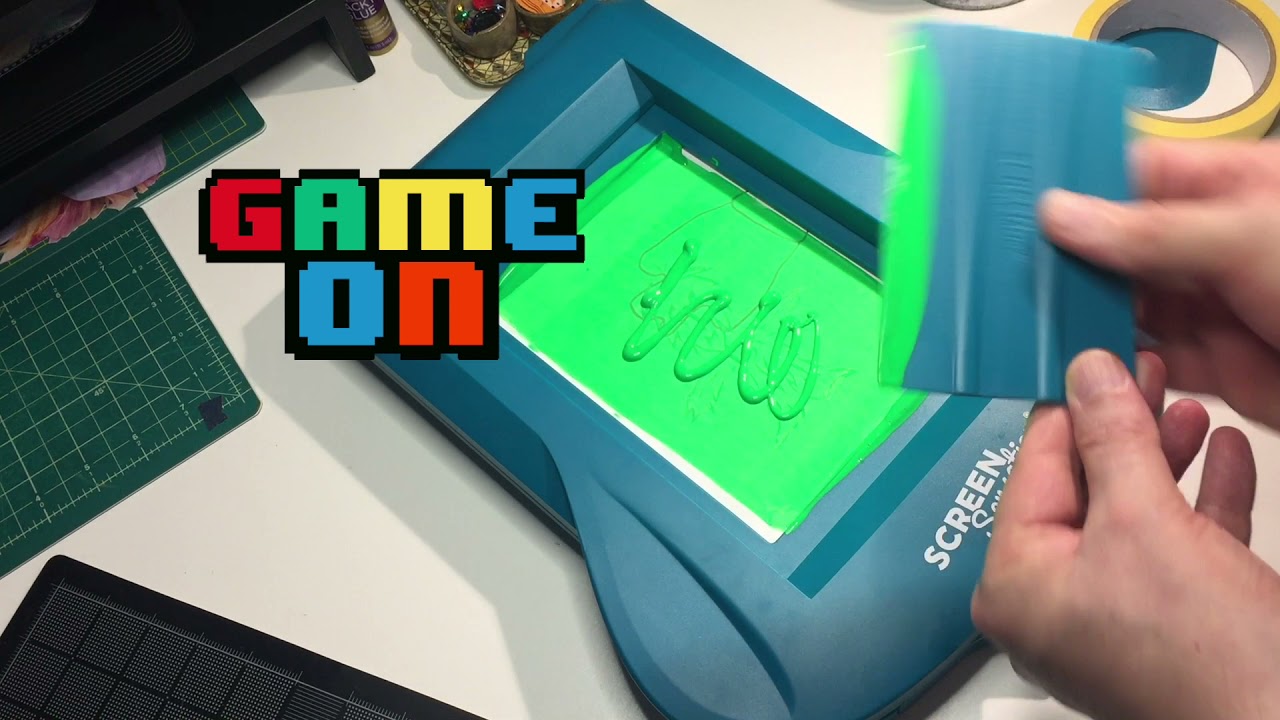 DIY Silkscreening w/home-made stencil using wrong materials. The results will surprise you!
