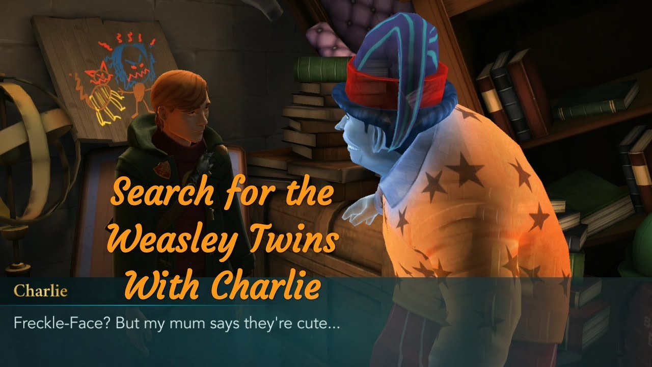 Search For The Weasley Twins With Charlie Hogwarts Mystery
