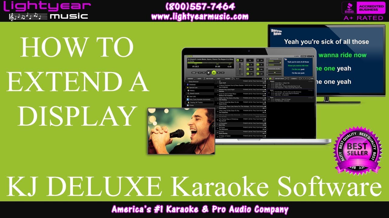 Как расширить дисплей ноутбука для караоке | Урок караоке ✅