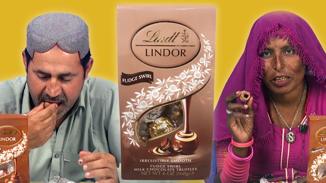 Tribal People Try Lindt Chocolate For The First Time