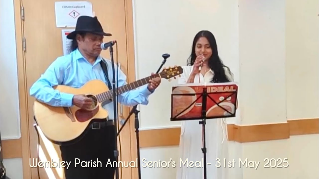 Wembley Parish Annual Senior’s Meal - live performance by father-daughter duo💛🎶✨