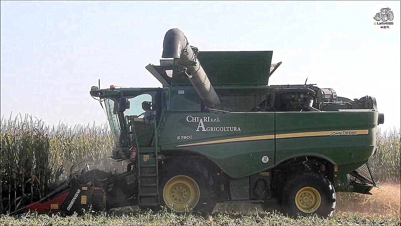 New JD S780i + Dominoni 10 rows - 2 NH T7 + Ravizza - CHIARI Agricoltura - Corn harvest 2019