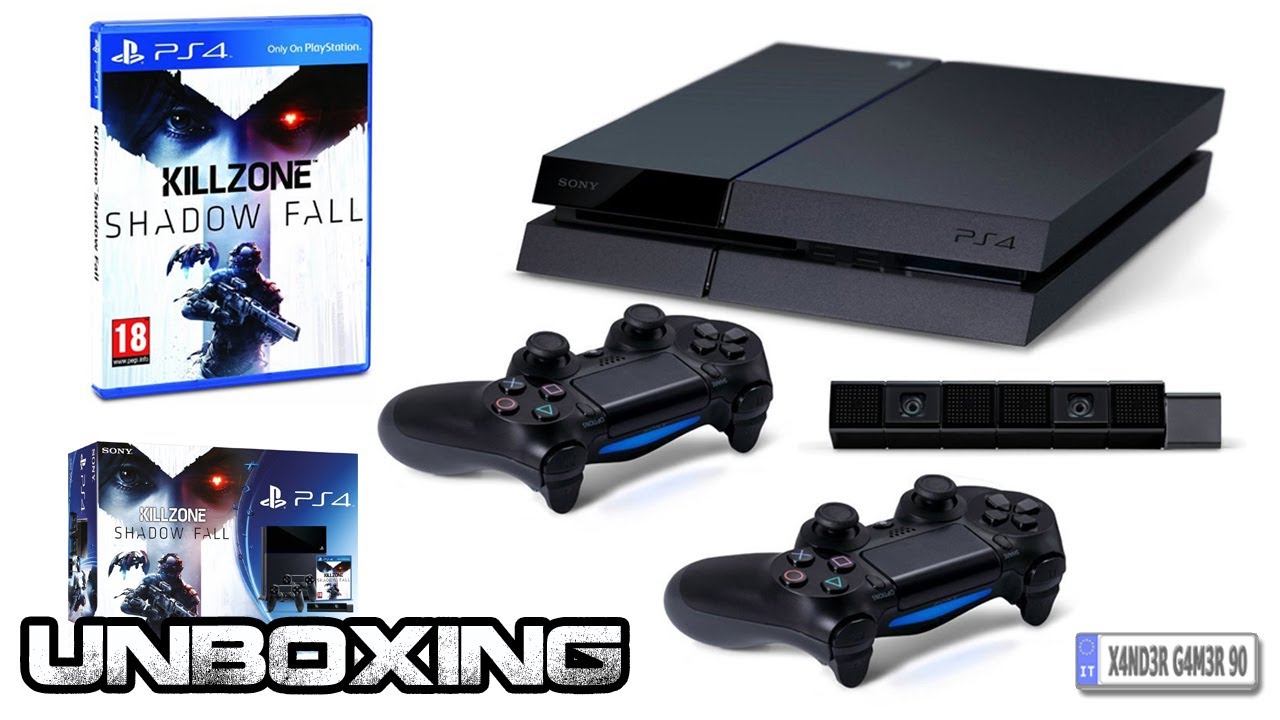 UNBOXING PS4 - Bundle Playstation 4 + Killzone Shadow Fall + PS Camera + 2 Dualshock 4