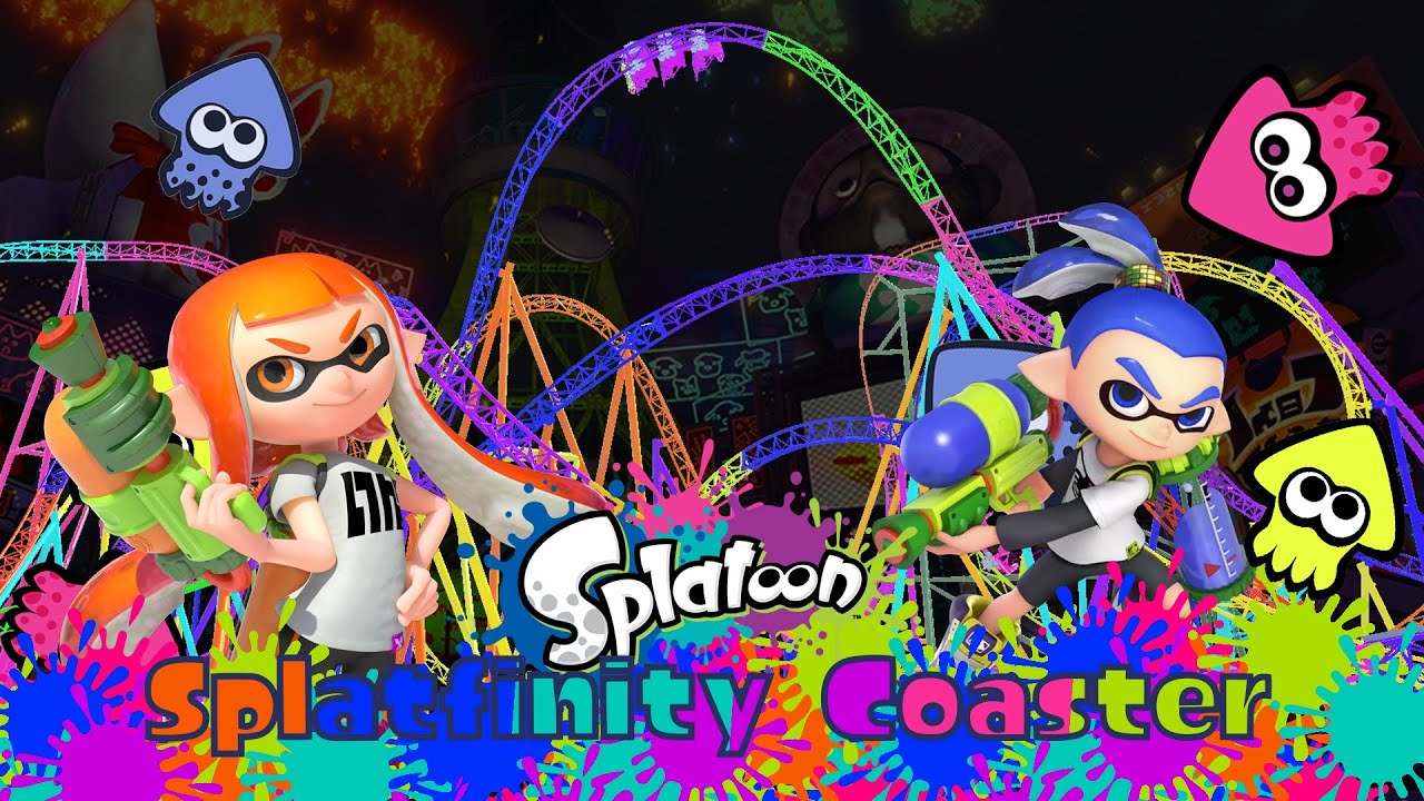 NL2 Splatoon Splatfinity Coaster Day Extended Offride