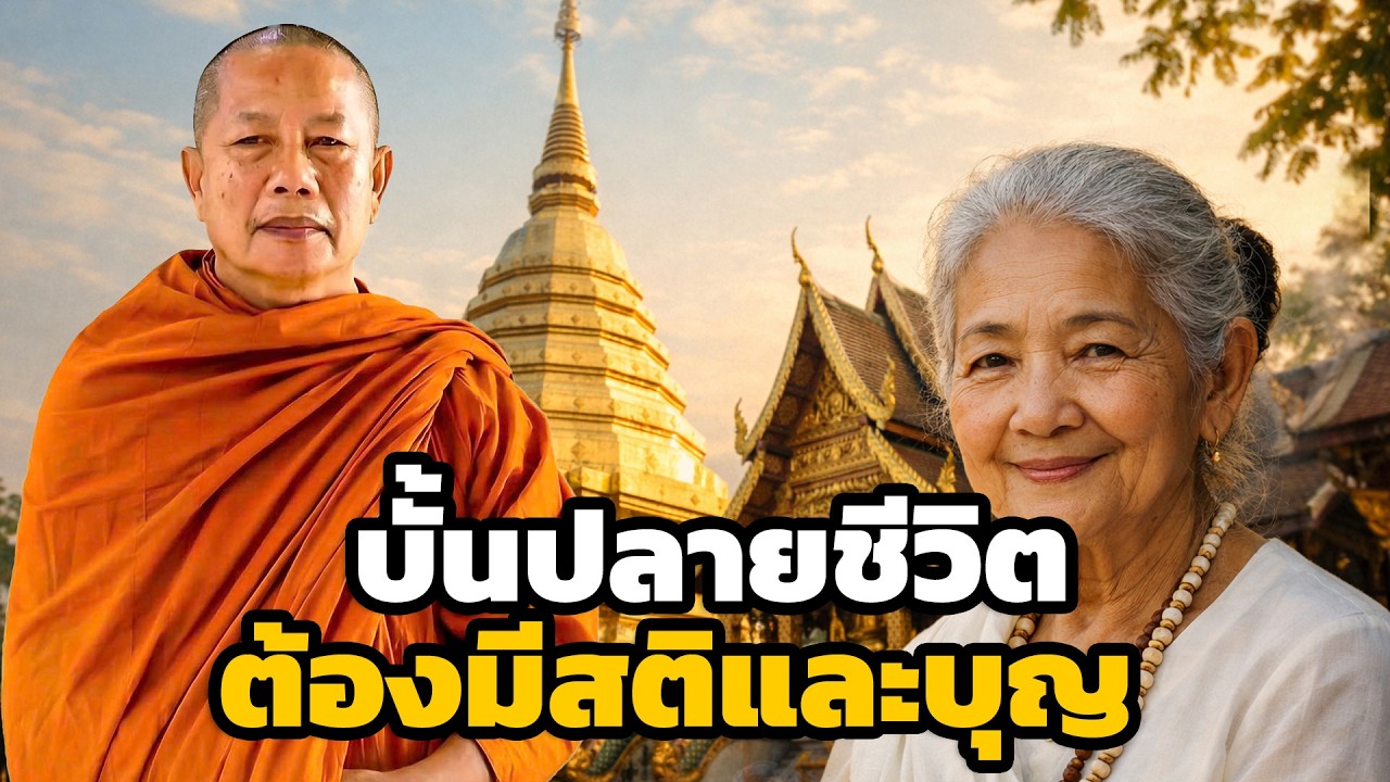 ชีวิตบั้นปลายต้องเตรียมใจอย่างไร  ธรรมะคลายทุกข์ พระมหาบุญช่วย ปัญญาวชิโร 4