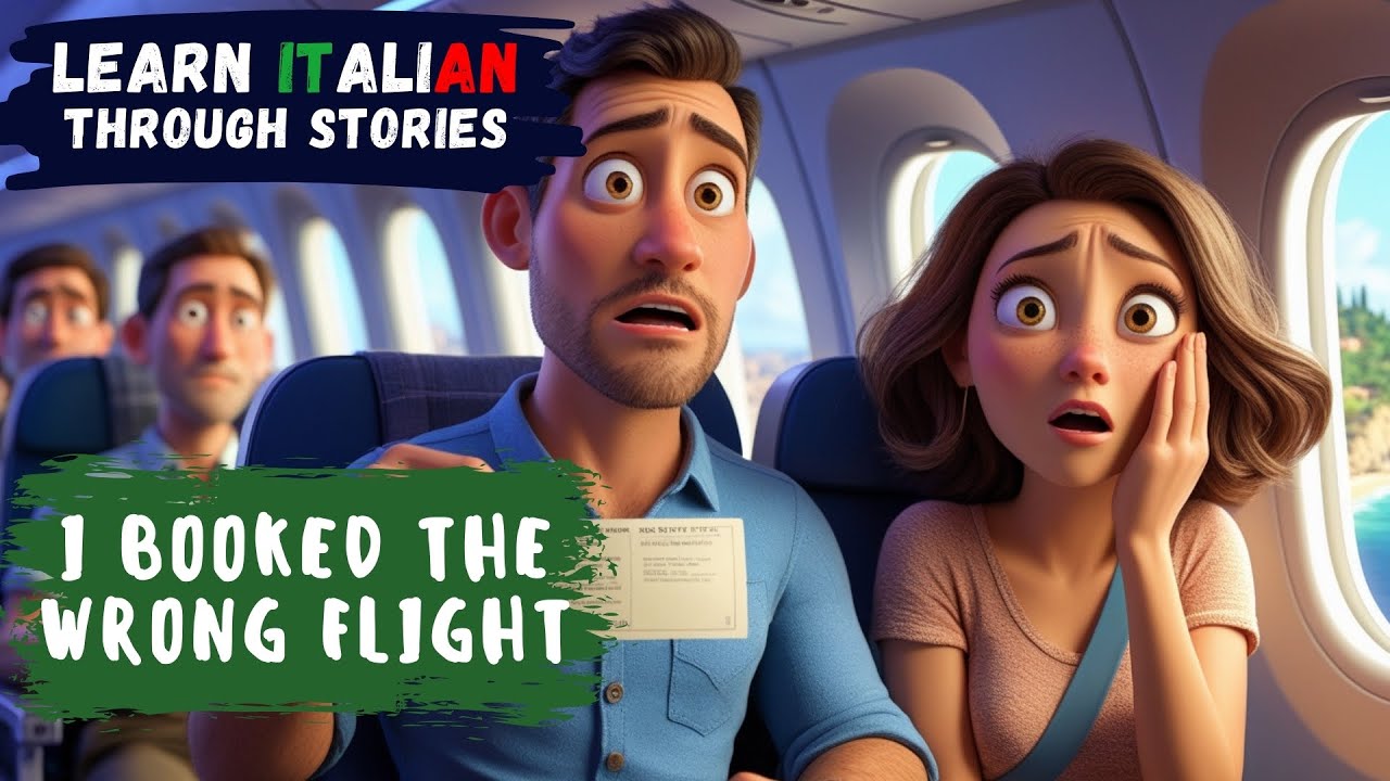I Booked A Flight For Bali But We Ended Up In... | Learn Italian Through Stories | B2 Level