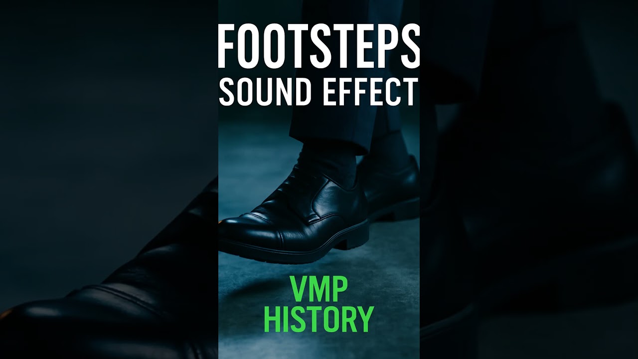 Walking Footsteps Sound Effect | Realistic Footstep Audio for Video Editing & Film (Clean Foley SFX)