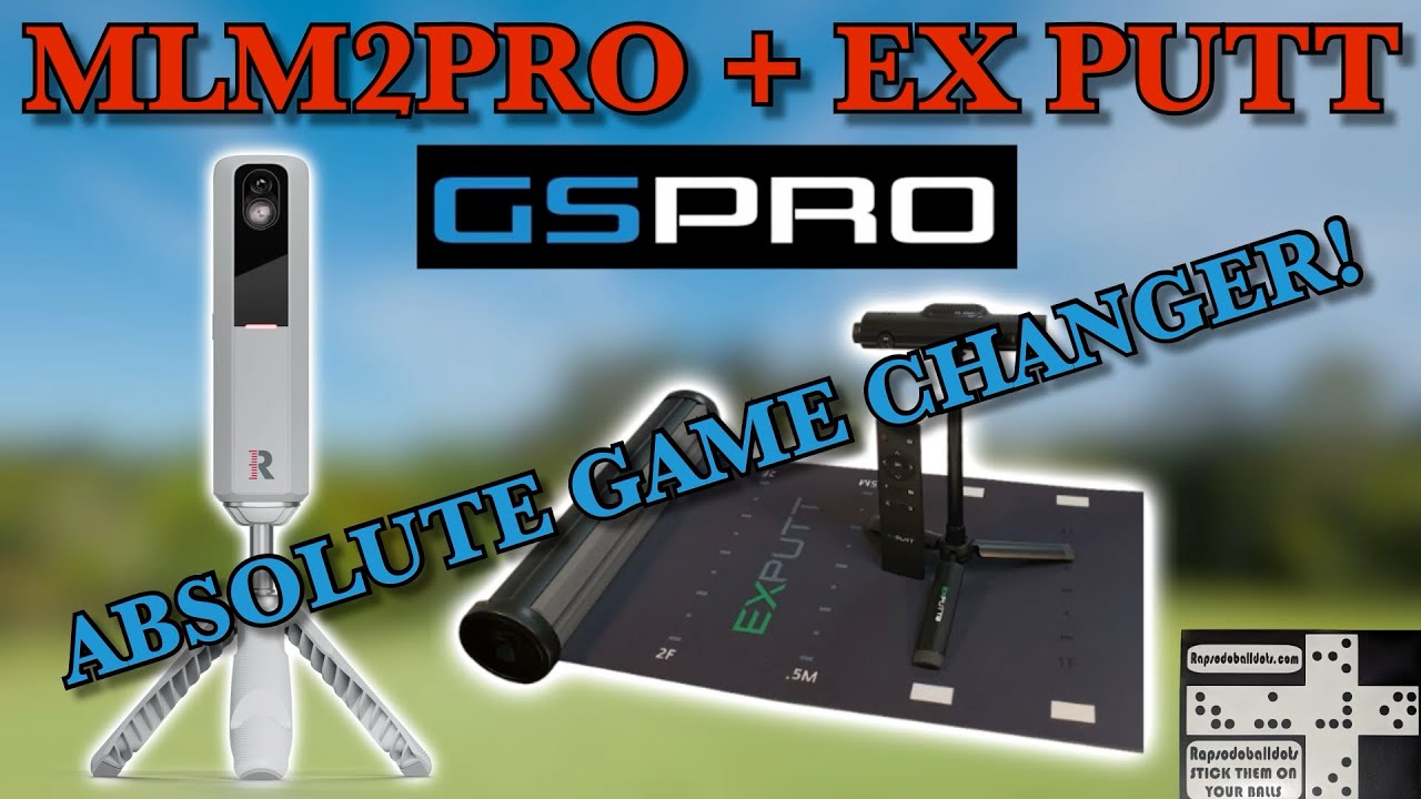 THIS CHANGES EVERYTHING! Rapsodo MLM2PRO and EX Putt Playing GS Pro