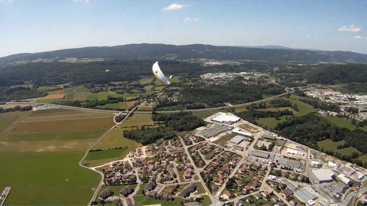 Cross en parapente de Port à Cerdon dans l'ain - Juin 2012