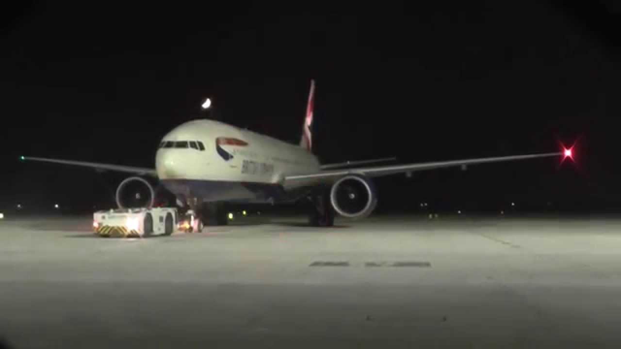 Boeing 777-236(ER) British Airways Push-back/Start-up