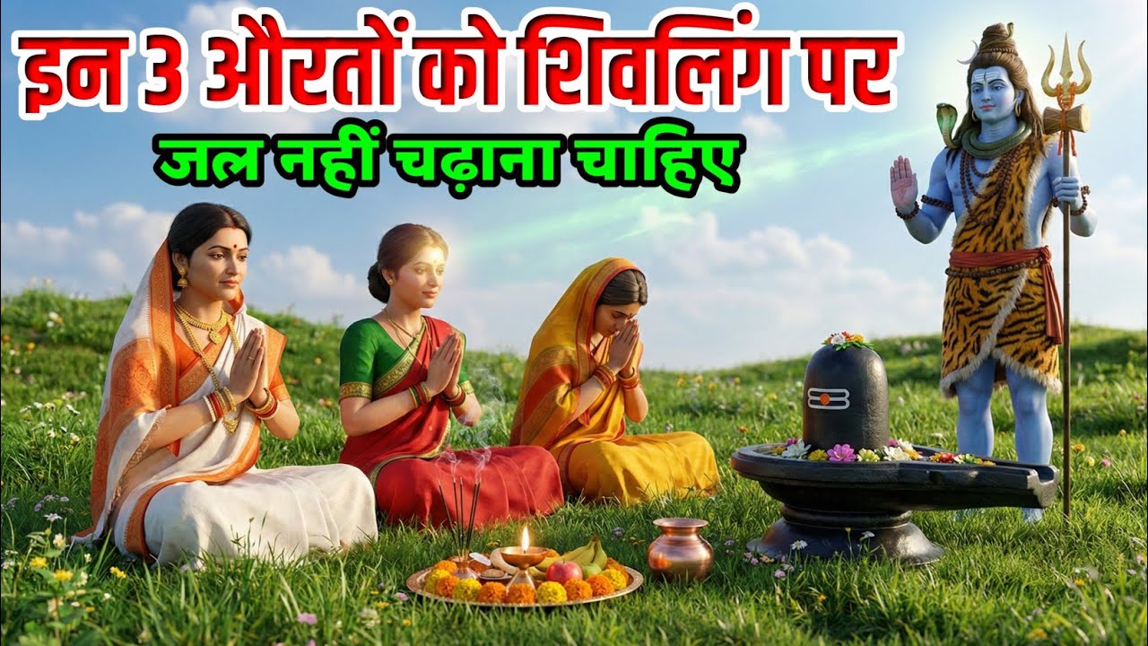 इन 3 औरतों को भूल से भी शिवलिंग पर जल नहीं चढ़ाना चाहिए । #हरहरमहादेव 