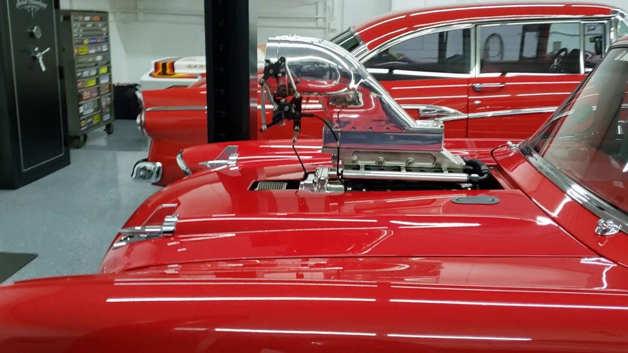 Blown Fuel injected 57 Chevy Bel-Air. Drag Week Car!!