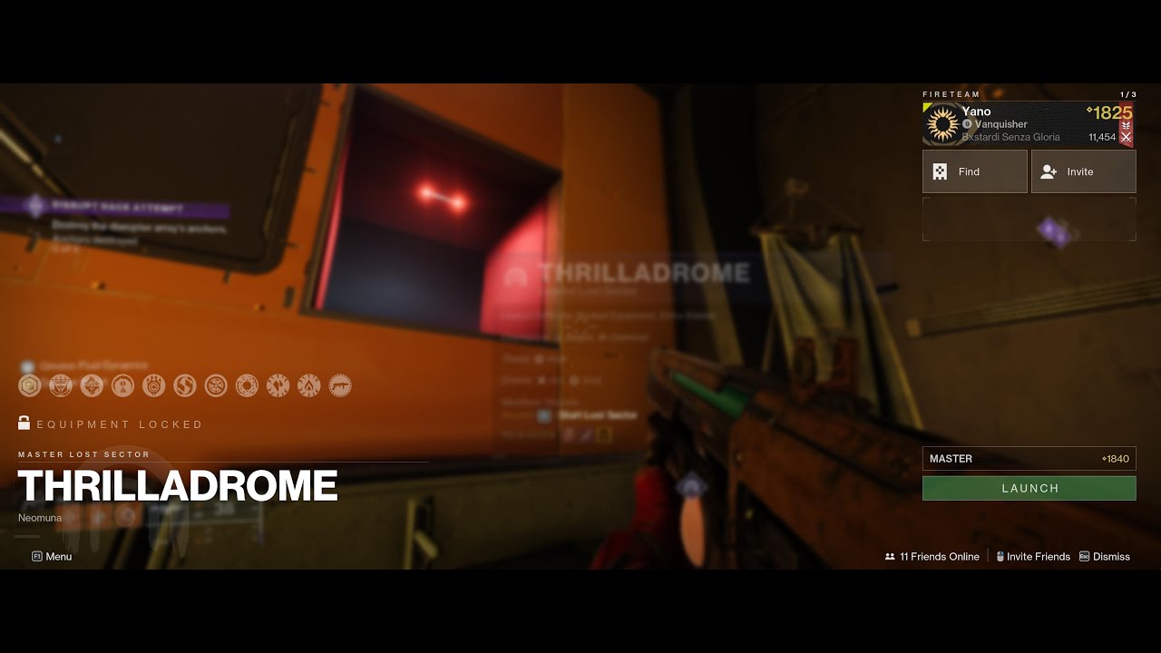 Destiny 2 Thrilladrome Lost Sector (Solo Flawless Master, Hunter Solar Build Season 23)
