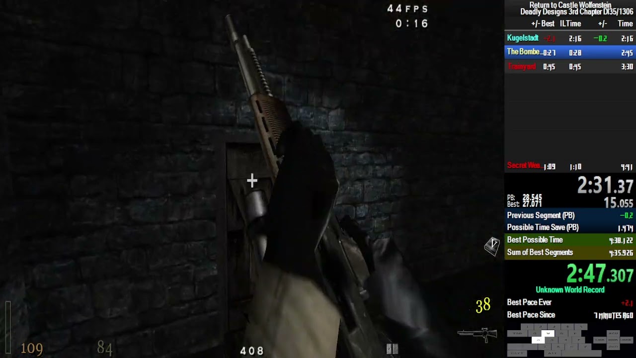 Return To Castle Wolfenstein - Chapter 3 Any% 4:39.95